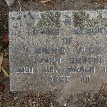 VLOK Minnie nee SMUTS -1982