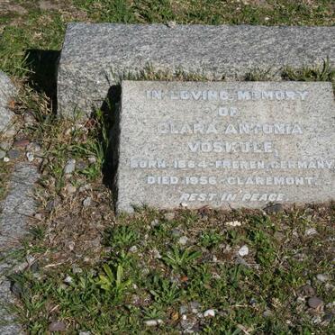 VOSKULE Clara Antonia 1864-1956