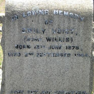 VOIGT Emily nee WILLIS 1875-1944