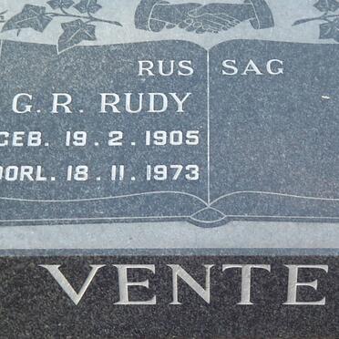 VENTER G.R. 1905-1973