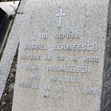 VERMEESCH Michel -1969 &amp; Olga WALTHER -1981