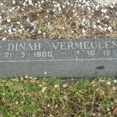 VERMEULEN Dinah 1900-1970