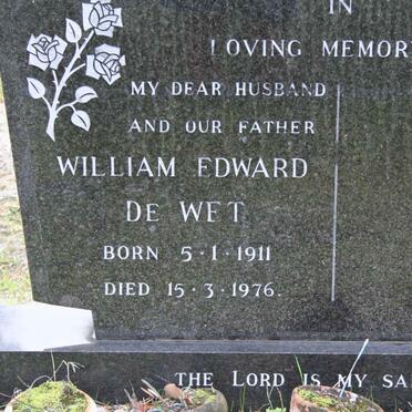 WET William Edward, de 1911-1976