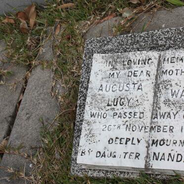 WAUGH Augusta Lucy  -1965