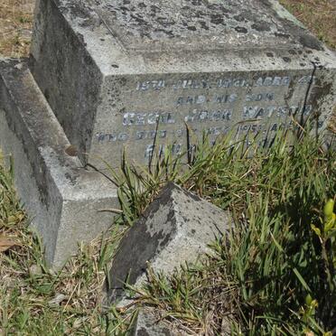 WATSON ? -1921 :: WATSON Cecil John -1953 :: WATSON Emily