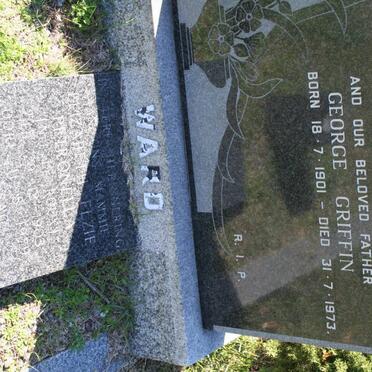 WARD George Griffin 1901-1973 &amp; Elizabeth Elzie Petronella LE ROUX 1903-1979