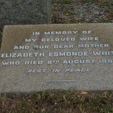 WHITE Elizabeth, ESMONDE- -1964