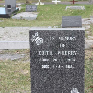 WHERRY Edith 1896-1968