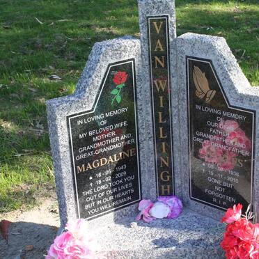 WILLINGH Charles, van 1936-2010 &amp; Magdaline 1943-2009