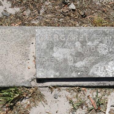 WILMOT Margaret ?ley -1958