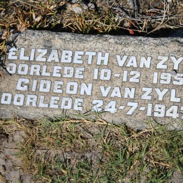 ZYL Gideon, van -1947 &amp; Elizabeth -1958