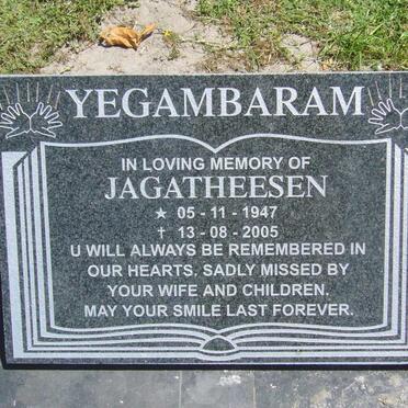 YEGAMBARAM Jagatheesen 1947-2005