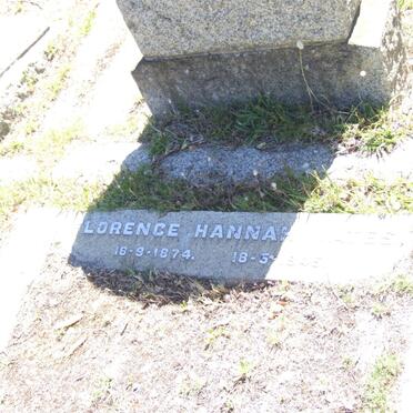 YATES Florence Hannah 1874-1945