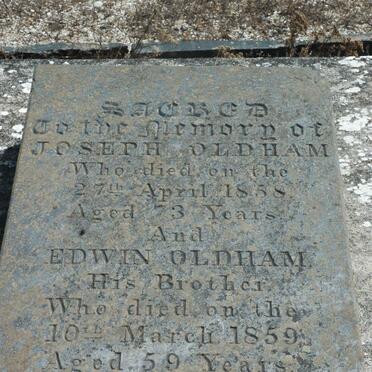 OLDHAM Joseph -1858 :: OLDHAM Edwin -1859