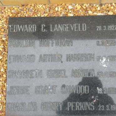 LANGEVELD :: HOFFMAN :: HARRISON :: ARNOLD :: CAWOOD :: PERKINS