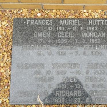 HUTTON :: MORGAN :: BELLINGAN :: ALEXANDER :: RUSSO :: GRAINGER