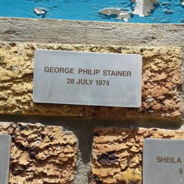 STAINER George Philip -1974