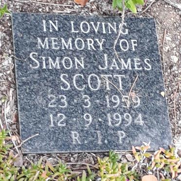 SCOTT Simon James 1959-1994