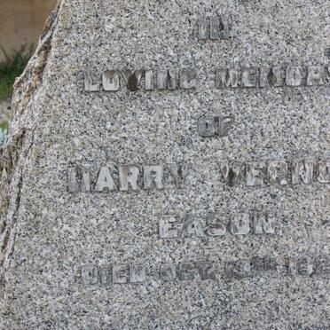 EASON Harry Vernon -1920