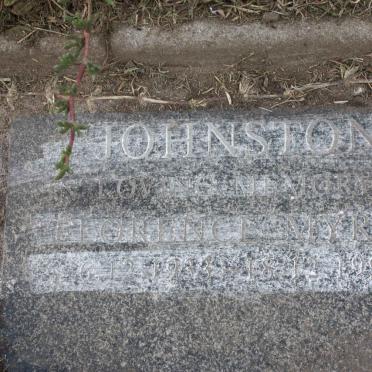JOHNSTONE Florence Myrle 1933-1998