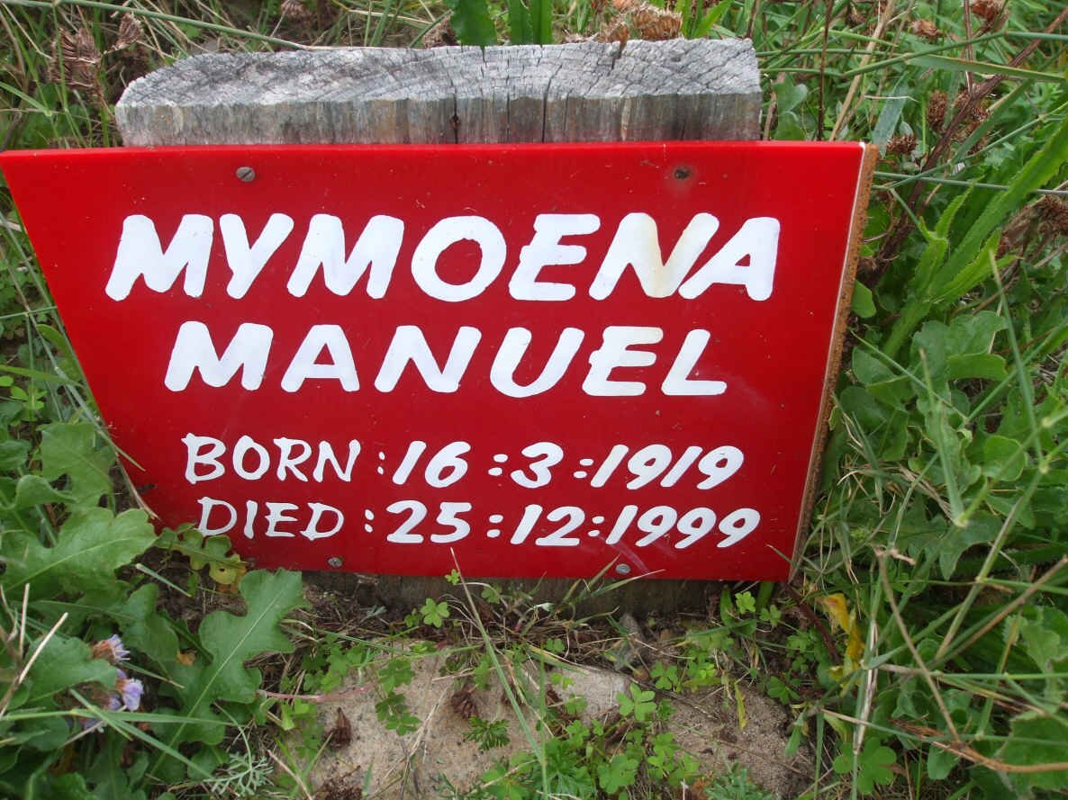 MANUEL Mymoena 1919-1999