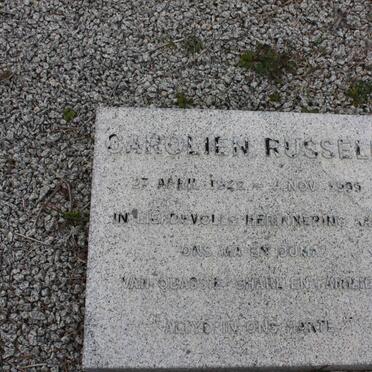 RUSSELL Carolien  -1999