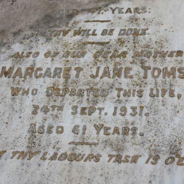 TOMS Margaret Jane -1931