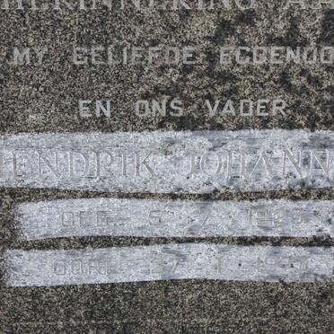 VISSER Hendrik Johannes 1923-1973