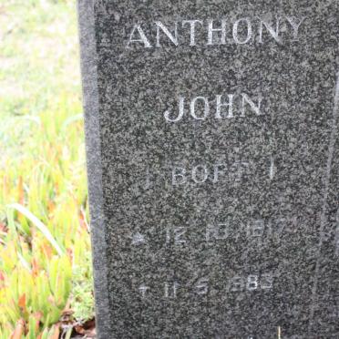 WELGEMOED Anthony John 1917-1983
