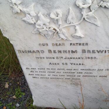 BREWITT Richard Bennim -1900