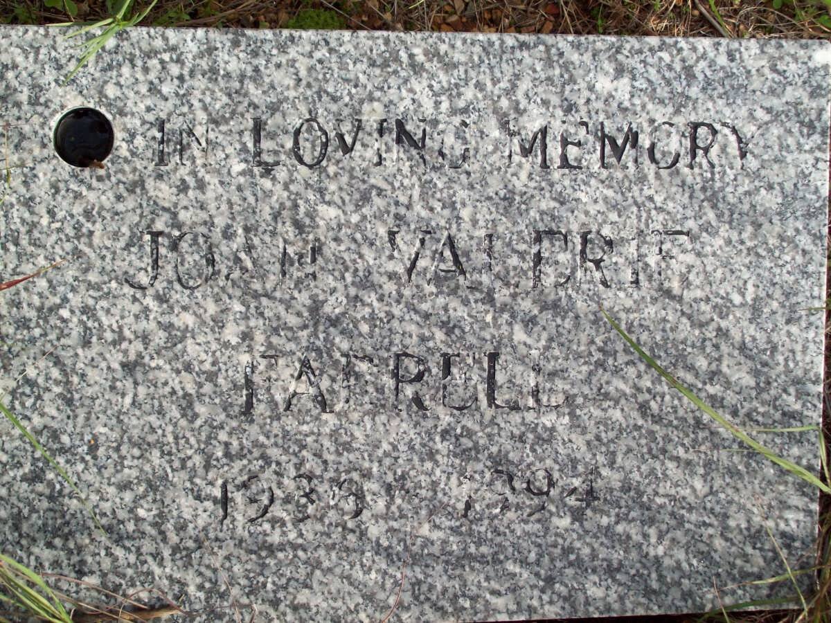 FARRELL Joan Valdrie 1936-1994