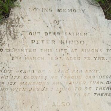 KINDO Peter -1897