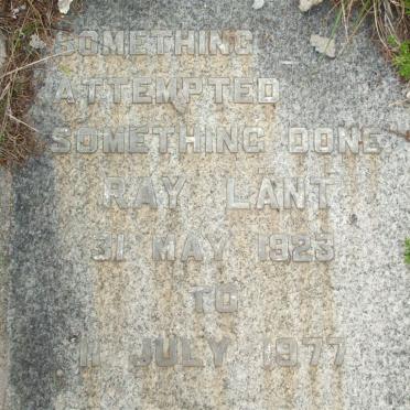 LANT Ray 1923-1977