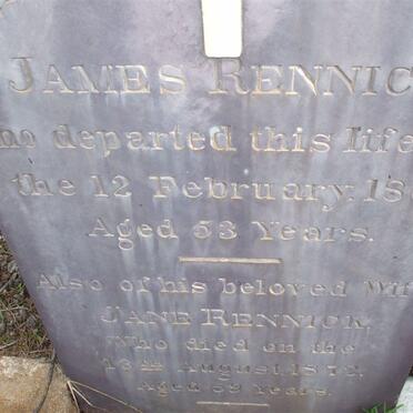 RENNICK James -1861 &amp;  Jane  -1972