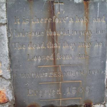 03. Plaque erected in 1866