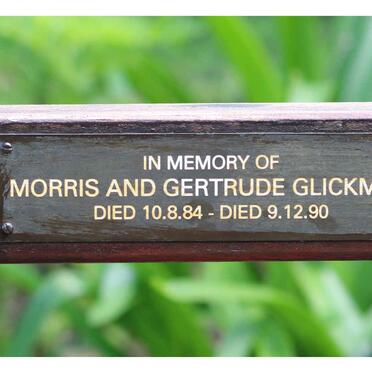 GLICKMAN Morris -1984 & Gertrude -1990