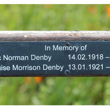 DENBY Eric Norman 1918-1979 & Louise Morrison 1921-2002
