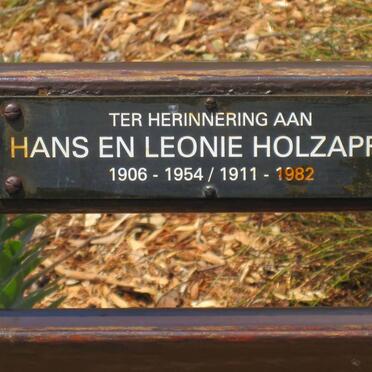 HOLZAPFEL Hans 1906-1954 &amp; Leonie 1911-1982