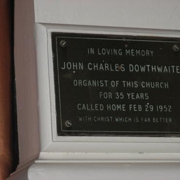 DOWTHWAITE John Charles -1952