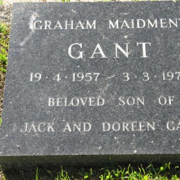 GANT Graham Maidment 1957-1976