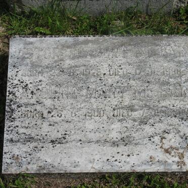 McBAIN Caroline Mary 1900-1990 :: McBAIN Victor Herbert 1926-1988