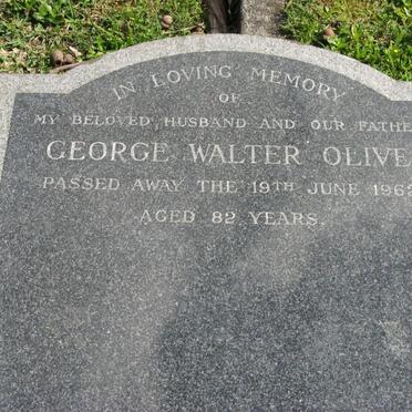 OLIVE George Walter -1962