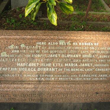 STEUART :: ELIBANK :: DURRANT :: RICKETTS