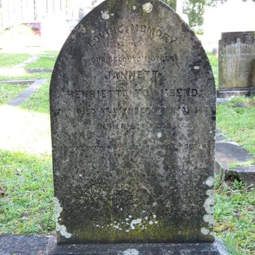 TOWNSEND Jannett Henrietta -1888