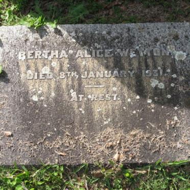 WETTON Bertha Alice -1931