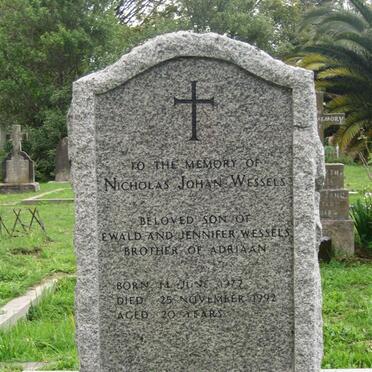 WESSELS Nicholas Johan 1972-1992
