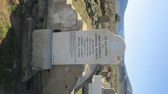 PIETERSE Anna Petronella Gertruyda nee KARSTEN 1869-1910