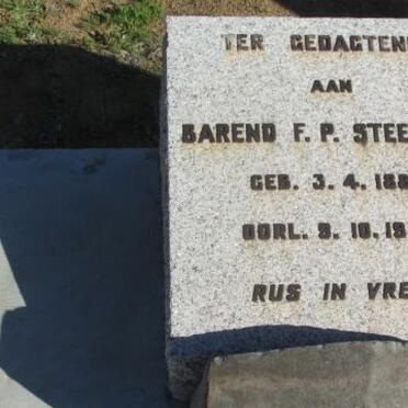 STEENKAMP Barend F.P. 1886-1943