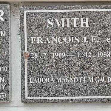SMITH Francois J.E. 1909-1958