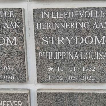 STRYDOM Philippina Louisa 1932-2022